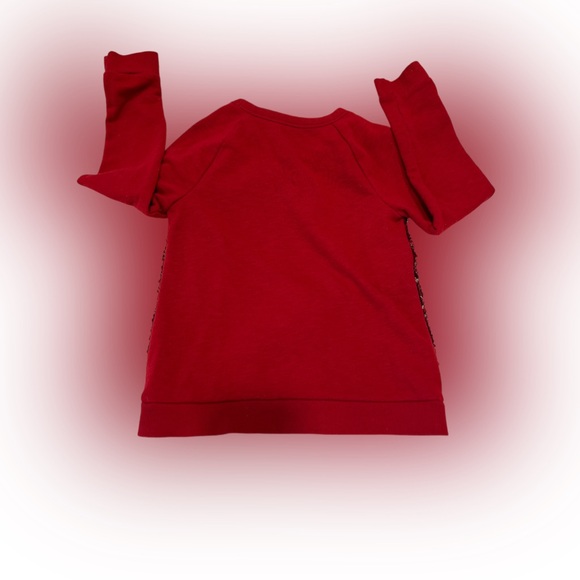 Girl’s Holiday Christmas polka Dot Sequin Sweater; Size M 7/8 - Picture 6 of 10